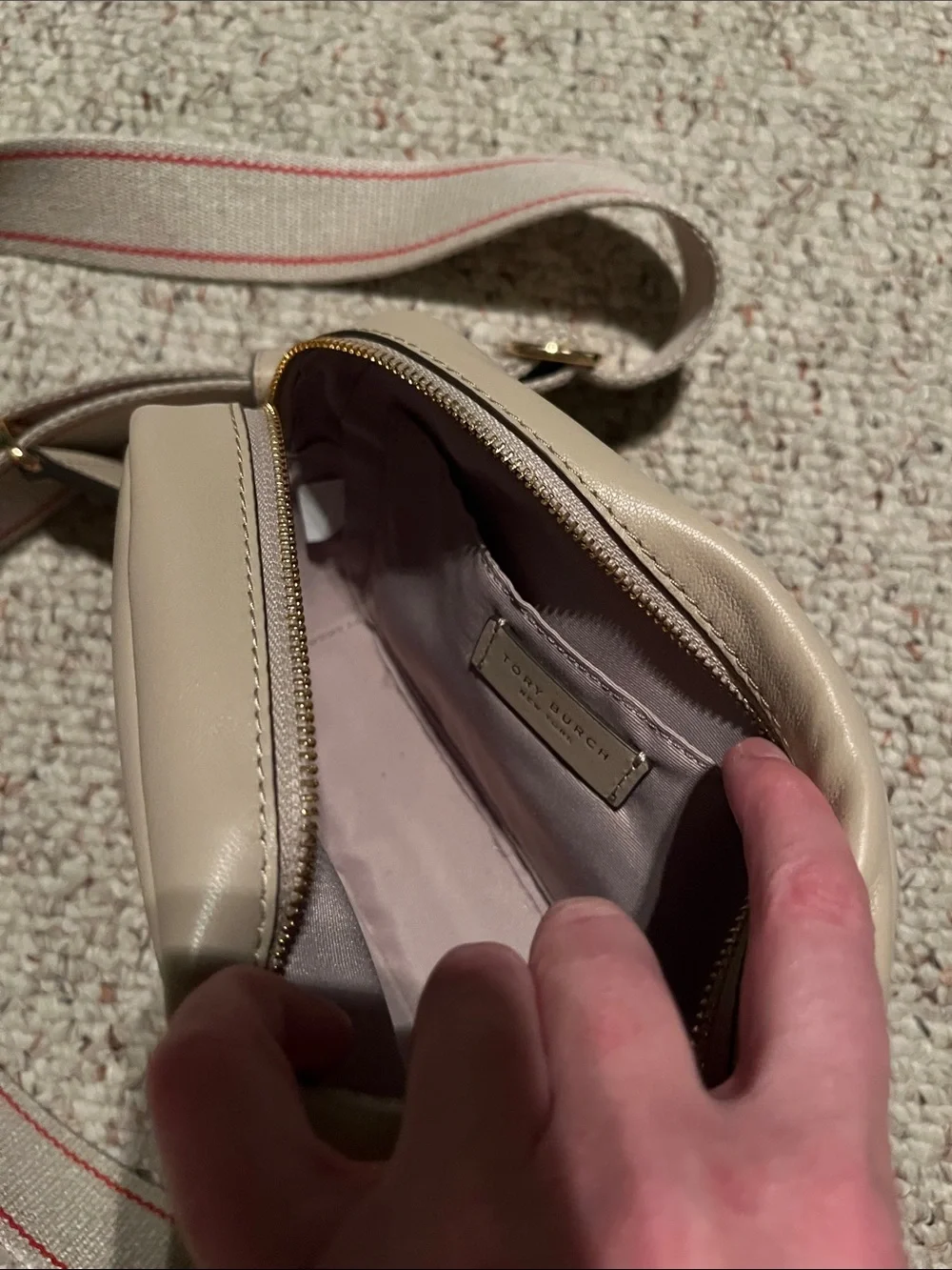 Tory Burch Mini Miller Soft Leather Crossbody Bag